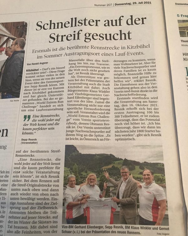 Bericht Tiroler Tageszeitung