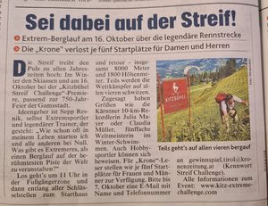 Bericht Tiroler Krone Sept 21